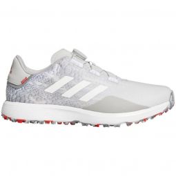 adidas S2G Spikeless BOA Golf Shoes - Grey Two/Ftwr White/Grey Three