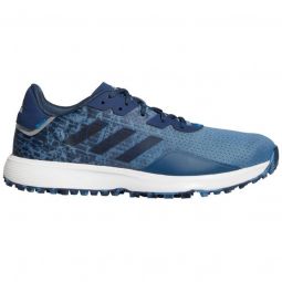 adidas S2G Spikeless Golf Shoes - Altered Blue/Crew Navy/Ftwr White