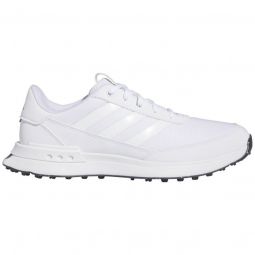adidas S2G Spikeless 24 Golf Shoes - Cloud White/Cloud White/Core Black