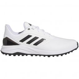 adidas Solarmotion Spikeless 24 Golf Shoes - Cloud White/Core Black/Green Spark