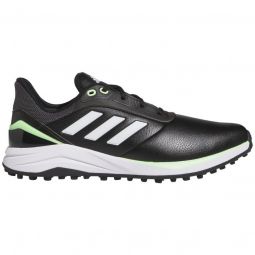 adidas Solarmotion Spikeless 24 Golf Shoes - Core Black/Cloud White/Green Spark