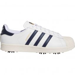 adidas Superstar Golf Shoes - Cloud White/Collegiate Navy/Off White