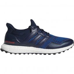 adidas Ultraboost Spikeless Golf Shoes - Collegiate Navy/Collegiate Navy/Bright Red