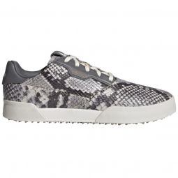adidas Womens Adicross Retro Spikeless Golf Shoes - White/Grey/White