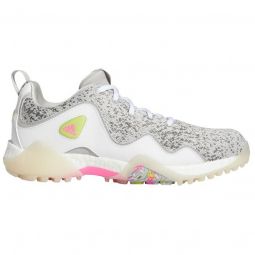 adidas Womens CodeChaos 21 Golf Shoes - White/Scream Pink/Grey Two