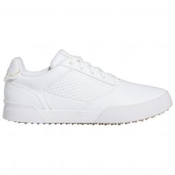 adidas Womens Retrocross Spikeless Golf Shoes - Cloud White/Sand Strata/Gum 3