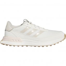 adidas Womens S2G Spikeless 24 Golf Shoes - Off White/Wonder Quartz/Aluminium