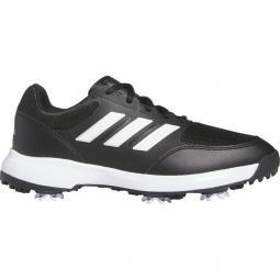 adidas Womens Tech Response 3.0 Golf Shoes - Core Black/Cloud White/Silver Metallic