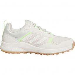 adidas Womens Zoysia Golf Shoes 2024 - Off White/Putty Mauve/Green Spark
