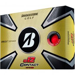 Bridgestone e12 Contact Matte Color Golf Balls - Red