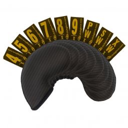 Club Glove Gloveskin Premium Iron Covers - Black Oversized