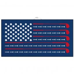Devant Ultimate Microfiber Golf Towel - Golf American Flag
