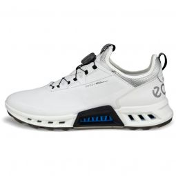 ECCO BIOM C4 BOA Golf Shoes - White/Black