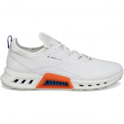 ECCO BIOM C4 Golf Shoes - White/Mazarine Blue