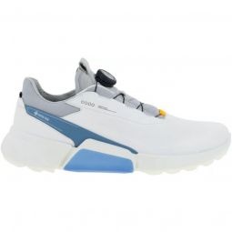ECCO BIOM H4 BOA Golf Shoes - White/Retro Blue