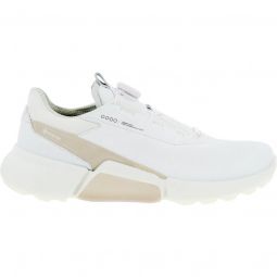 ECCO BIOM H4 BOA Golf Shoes - White/Gravel