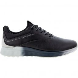 ECCO S-Three Golf Shoes - Black/Concrete/Black
