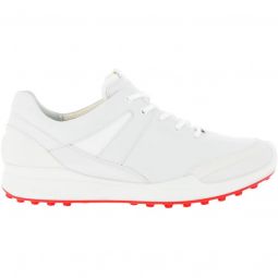 ECCO Womens BIOM Hybrid Golf Shoes - White/White