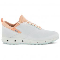 ECCO Womens Cool Pro Golf Shoes - White/Peach Nectar