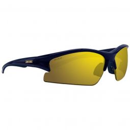 Epoch Eyewear Brodie Navy Sunglasses - Gold Mirror Lens