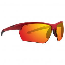 Epoch Eyewear Kennedy Red Sunglasses - Red Mirror Lens
