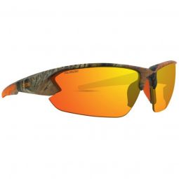 Epoch Eyewear Midway Camouflage & Orange Sunglasses - Polarized Orange Mirror Lens