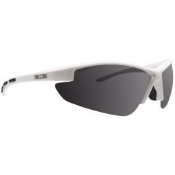 Epoch Eyewear Outdoorsman White Sunglasses - Polarized Smoke Lens