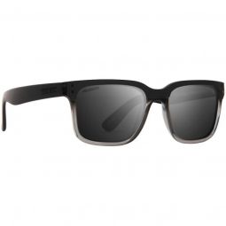 Epoch Eyewear Romeo Black to Crystal Sunglasses - Polarized Smoke Lens