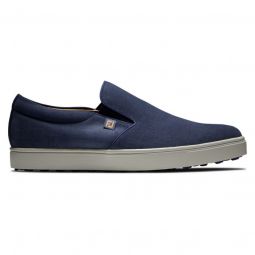 FootJoy Club Casual Slip-On Golf Shoes - Navy/Blue 79067
