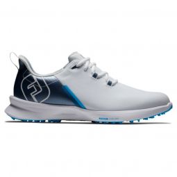 FootJoy Fuel Sport Golf Shoes - White/Blue 55454