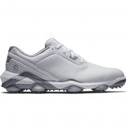 FootJoy Tour Alpha Golf Shoes 2024 - White/Silver 55543