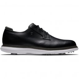 FootJoy Traditions Blucher Golf Shoes 2024 - Black/White 57939