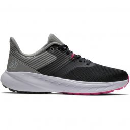 FootJoy Womens Flex Golf Shoes - Black/Gray 95717