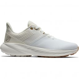 FootJoy Womens Flex Golf Shoes - White/Beige 95718