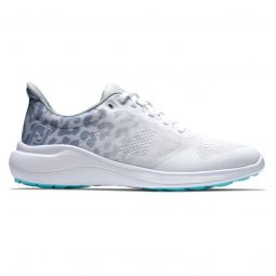 FootJoy Womens Flex Golf Shoes - White/Grey 95767