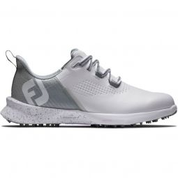 FootJoy Womens Fuel Golf Shoes 2024 - White/Gray 90608
