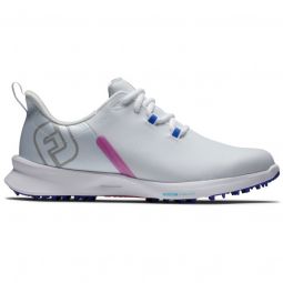 FootJoy Womens Fuel Sport Golf Shoes - White/Pink 90127