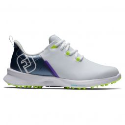 FootJoy Womens Fuel Sport Golf Shoes - White/Navy 90128