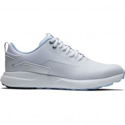FootJoy Womens Performa Golf Shoes - White/Light Blue 99203