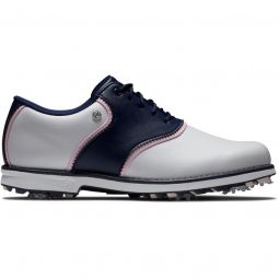 FootJoy Womens Dryjoys Premiere Series Bel Air Golf Shoes 2024 - White/Navy 99078