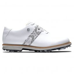FootJoy Womens Dryjoys Premiere Series Golf Shoes - White/Snake 99021