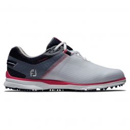 FootJoy Womens Pro SL Sport Golf Shoes - White/Navy/Pink 98147