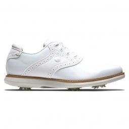 FootJoy Womens Traditions Golf Shoes - White/White 97901