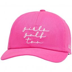G/FORE Womens Girls Golf Too Cotton Twill Relaxed Fit Snapback Golf Hat