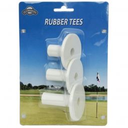 OnCourse Hitting Mat Rubber Golf Tees - 3 Pack