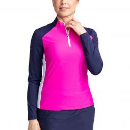 KINONA Womens Cap To Tap 1/4 Zip Golf Pullover