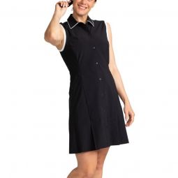KINONA Womens Coming In Hot Sleeveless Golf Dress