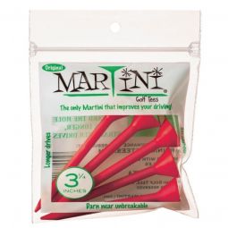 3 1/4 Martini Golf Tees 5 Pack - Red
