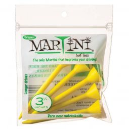 3 1/4 Martini Golf Tees 5 Pack - Yellow