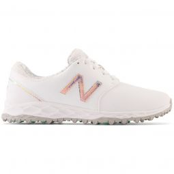 New Balance Womens Fresh Foam Breathe Golf Shoes - White/Multi